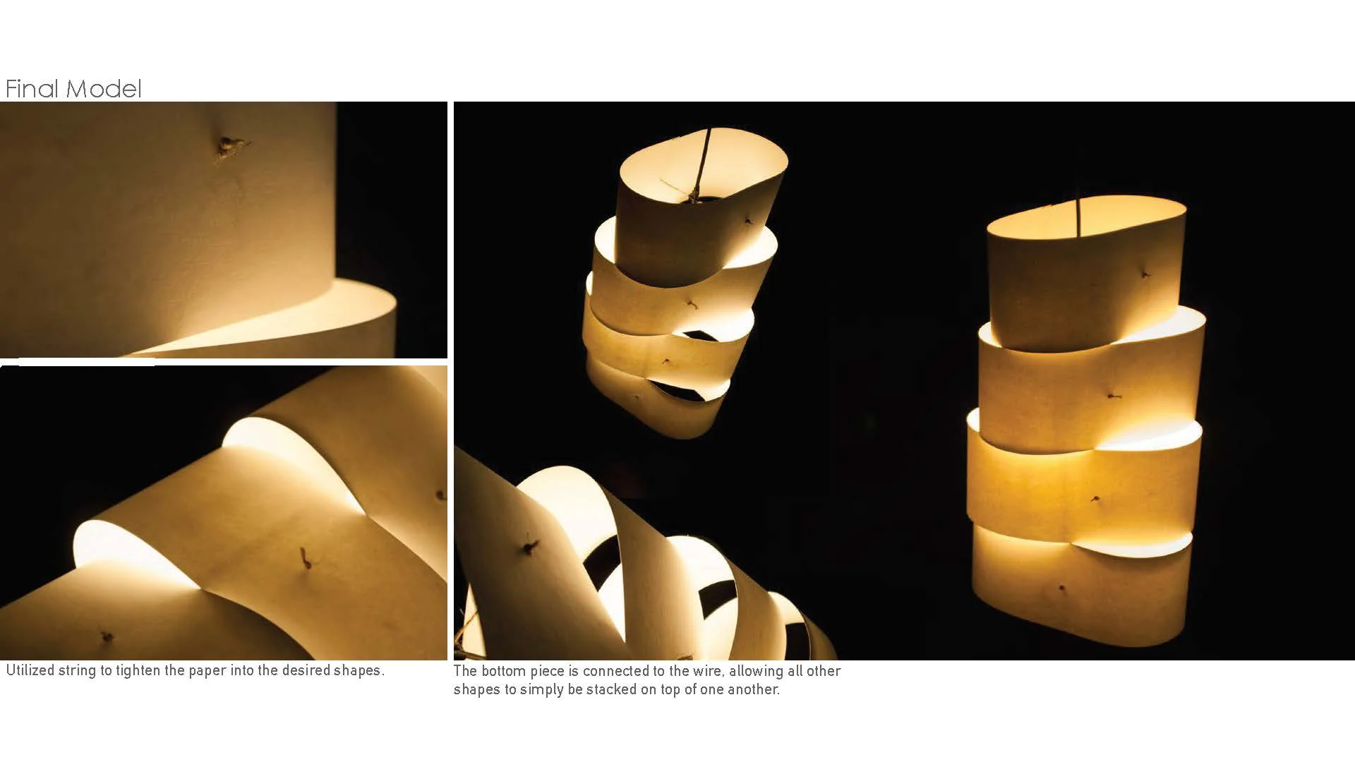 Amber luminaire process board